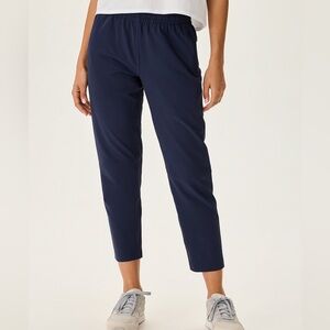 Outdoor Voices weekender pants in navy